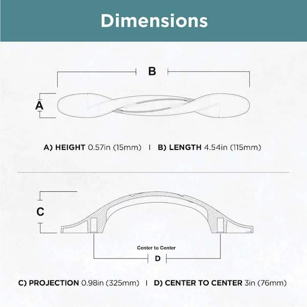 Decorative 3 in. (76mm) Center-to-Center Satin Nickel Spoon Foot Drawer Pull (10-Pack) Decorative 3 in. (76mm) Center-to-Center Satin Nickel Spoon Foot Drawer Pull (10-Pack)