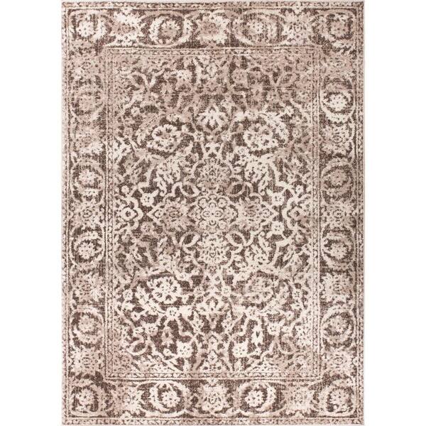 Well Woven Sydney Vintage Sheffield Natural 5 ft. x 7 ft. Traditional Area Rug
