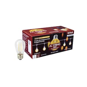 NorbSTRING 2-Watt Equivalence 10- Pack Replacement S14 2200K AC String Lights