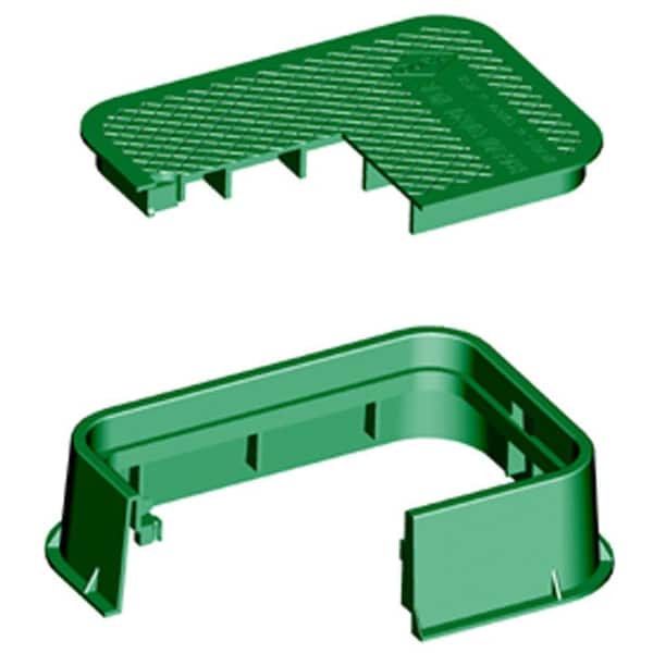 Dura Valve Box Replacement Lid Size 12" x 17" Color Green 