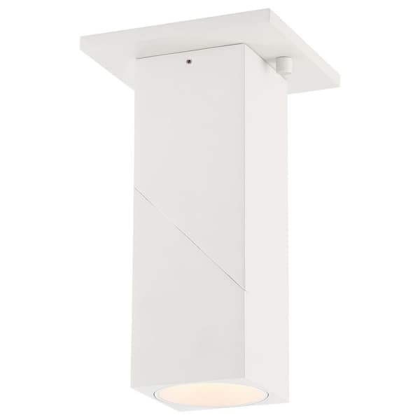 Access Lighting Transformer 3 in. Transitional White, Clear Integrated LED Flush Mount