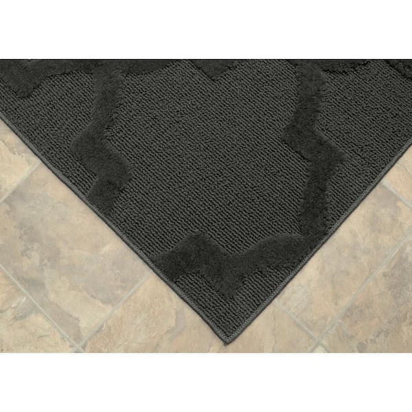 Quatro Cinder Gray 9 ft. x 12 ft. Area Rug