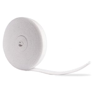 Reusable Self-Gripping Cable Tie Roll, White