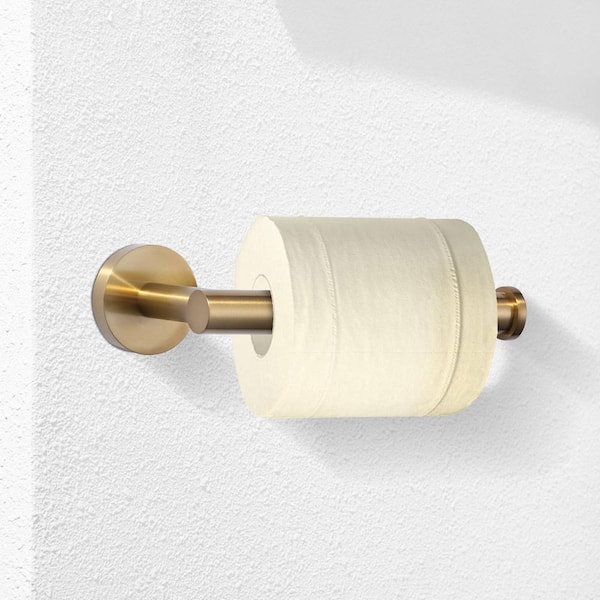 Luxury Gold Color Brass Toilet Roll Holder Wall Mounted Toilet Paper Holder