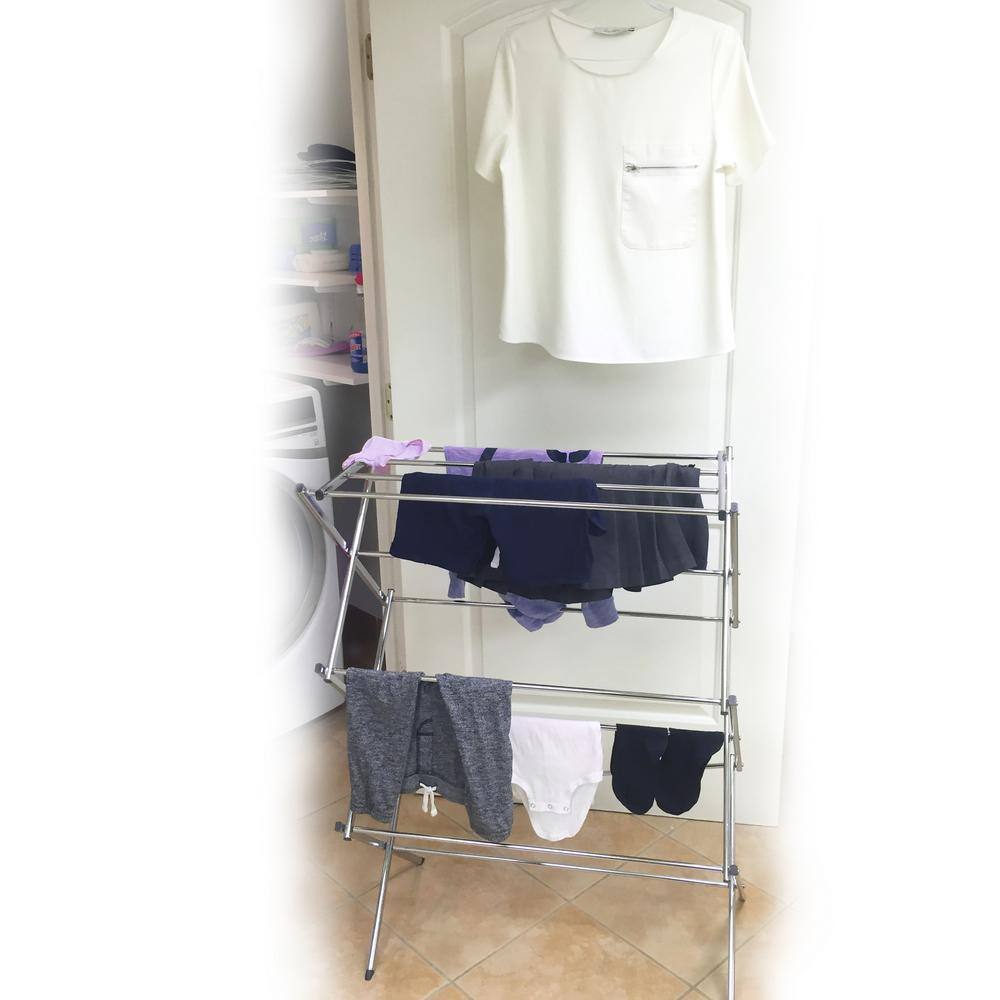 Steel Folding Drying Rack with 11 Bars, 29.53"