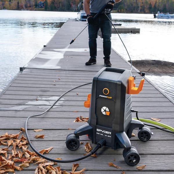 Powerplay Spyder Pulse 2100 PSI 1.5 GPM 13 Amp Cold Water Powerplay Spyder Pulse 2100 PSI 1.5 GPM 13 Amp Cold Water