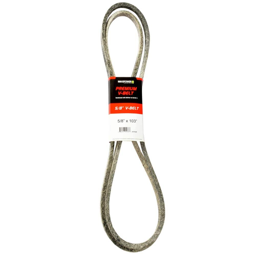 MaxPower 5/8 in. x 103 in. Premium V-Belt 347648 - The Home Depot