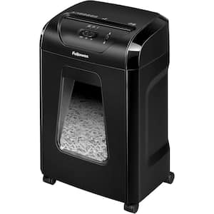 Paper Shredder Quiet Powershred 12 Sheet Cross-Cut Paper with Patented Safety Lock and 5 gal. Pull-Out Bin in Black