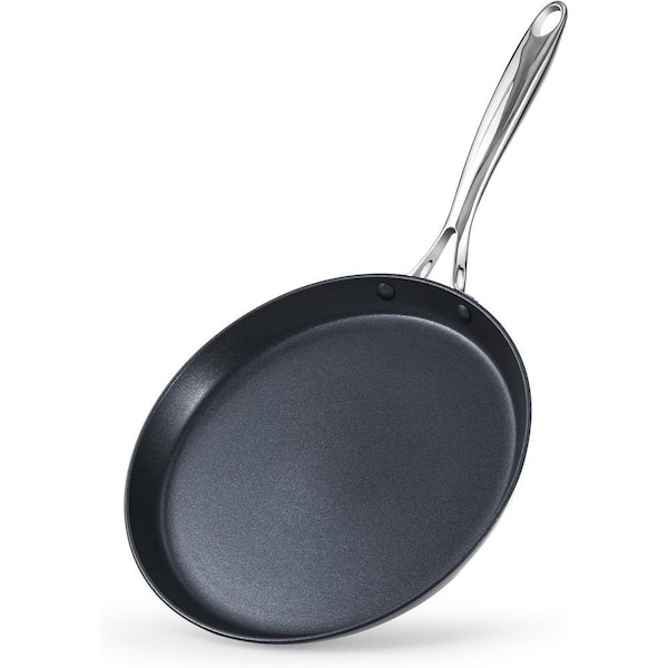 10.5 in. Hard Anodized Aluminum Nonstick Griddle Crepe Pan