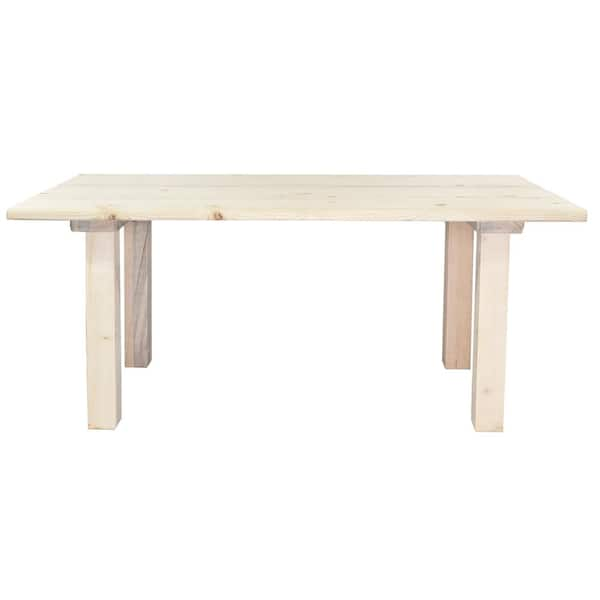 MONTANA WOODWORKS Homestead Collection Unfinished Pine Kid s Table