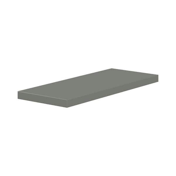 30 in. W x 1.5 in. H x 12 in. D in Fairview Moss Green to Assemble Floating Shelf with Mounting Bracket