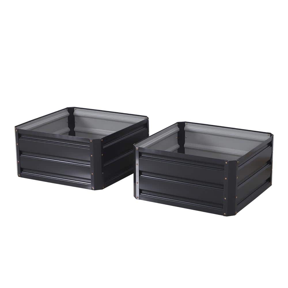 2 x 2 x 1 ft. Outdoor 2 Piece Metal Raised Gardens Bed Planter Box price history on PriceWatchPro