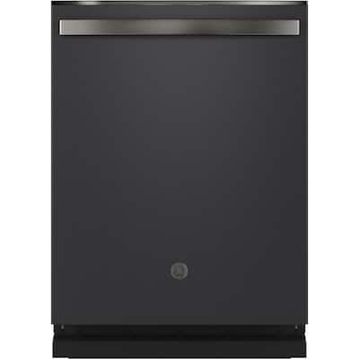 24 in. Black Slate Top Control Built-In Tall Tub Dishwasher with 3rd Rack, Steam Cleaning, and 46 dBA