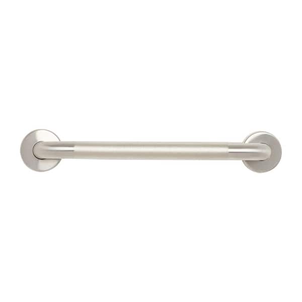SEACHROME 12 in. Stainless Steel Wall Mount Bathroom Shower Grab Bar in Peened with Satin Ends