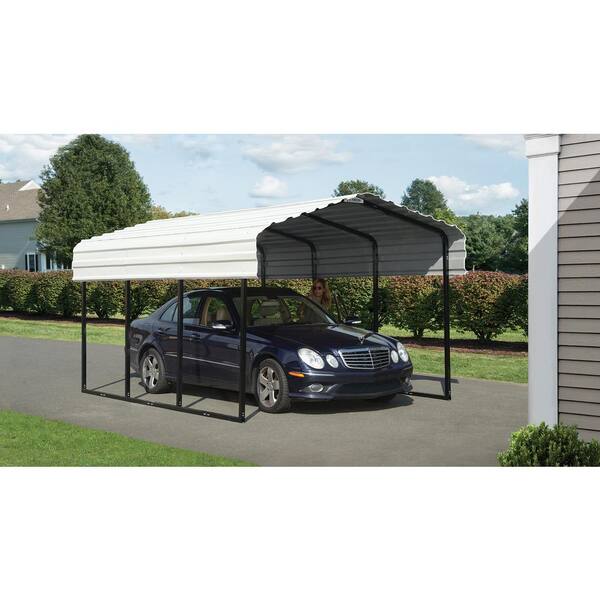 Garvee 10'×15'×8.5' Galvanized Steel Carport, Heavy-Duty, All-Weather