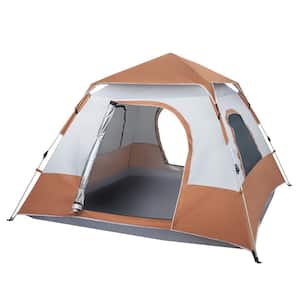 4-Person Oxford Cloth Camping Tent