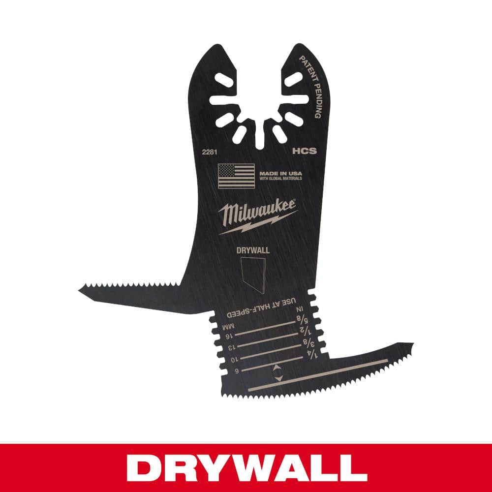 109TOOLs Drywall 4 in 1 Multi Knife Drywall Multi Tool Drywall Rasp Plaster  Planer Keyhole Saw Tape Measure Hook 18mm SK-2 with