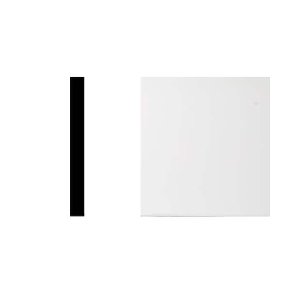 12 ft. x 7-1/4 in. x 3/4 in. Vinyl S4S Molding