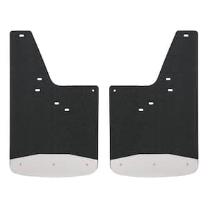 Front or Rear 12" x 20" Textured Rubber Mud Guards, Select Silverado, Sierra