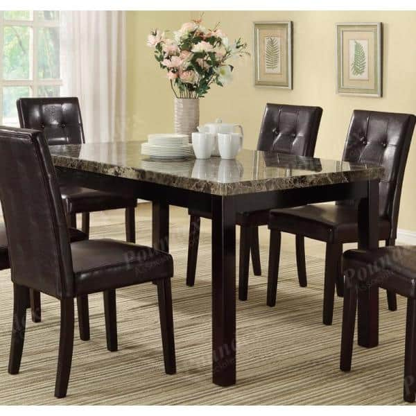 home depot marble dining table