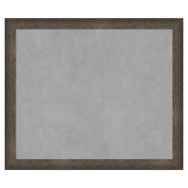 Amanti Art Dappled Light Bronze Narrow 27 in. x 23 in. Framed Magnetic Board