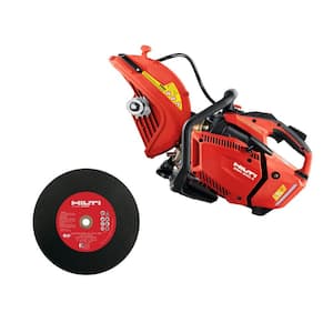 14 .6 in. x 12.8 in. Concrete Masonry Saw with Blade Brake and (10) Metal Deck Cutting Abrasive Blades