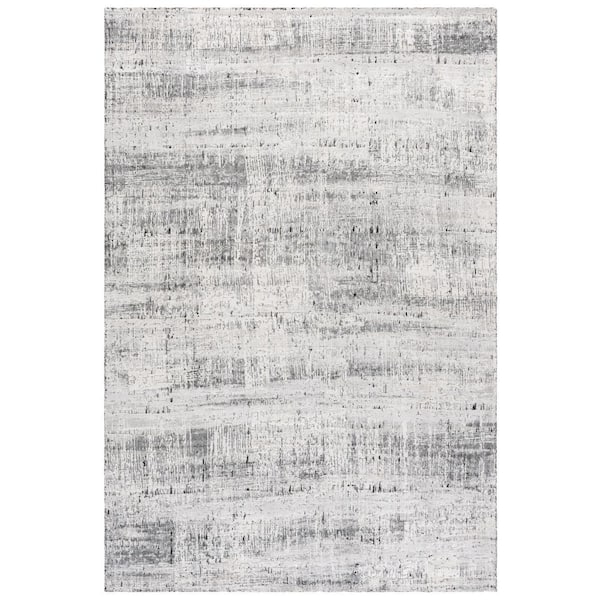 Bedford 6 ft. x 9 ft. Black/Gray Striated Area Rug
