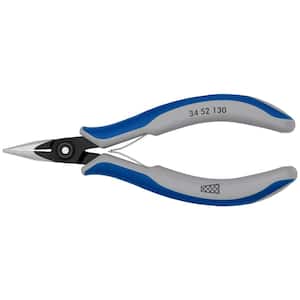 5-1/4 in. Precision Electronics Gripping Pliers with Half-Round, Cross Hatched Jaws