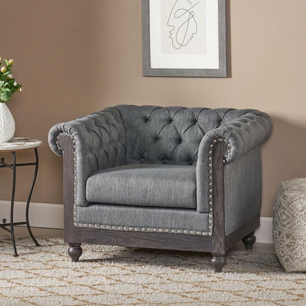 Noble house deals tufted club chair