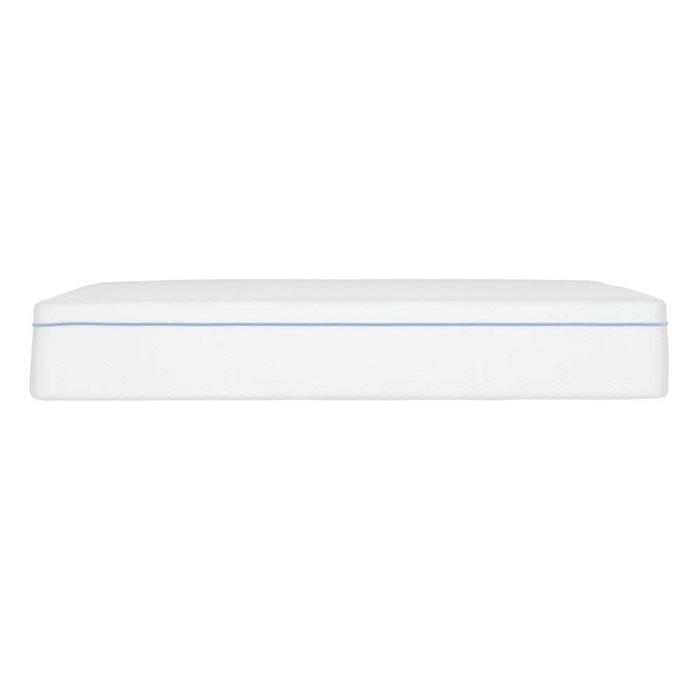 Full Size White Gel Memory Foam Adjustable Bed