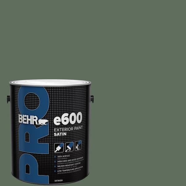 1 gal. #450F-6 Whispering Pine Satin Exterior Paint
