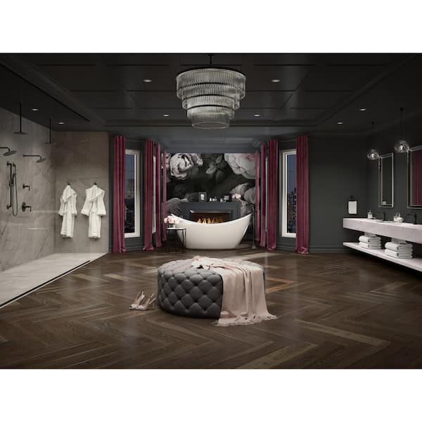 Rhen Toilet Paper Holder in Matte Black