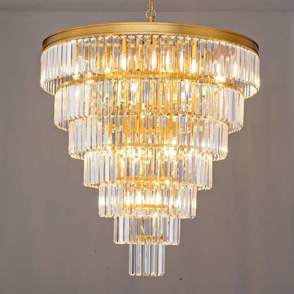 Modern Chandelier 40 in.20-Lights Gold Chandelier for Dining Room, Living Room, Foyer, Bedroom
