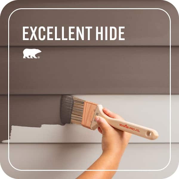 BEHR PREMIUM PLUS 5 gal. #N170-6 Natural Bark Semi-Gloss Enamel