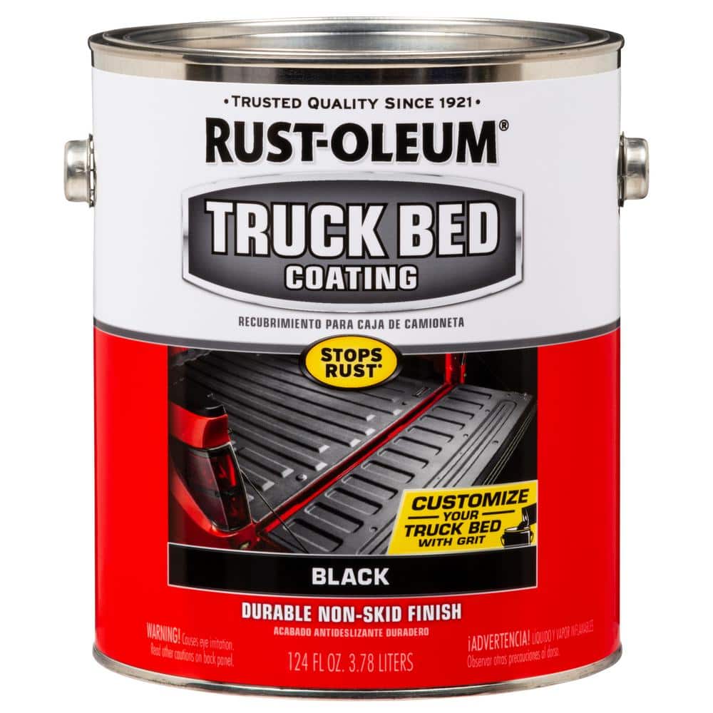 Truck Bed Liner Coating Protective Kit Paint Rust-Oleum Road Warrior Black