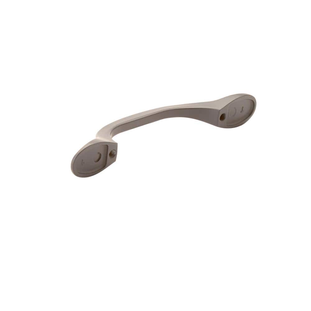 5-Inch Brushed Nickel Traditional Cabinet Pull with Mounting Hardware