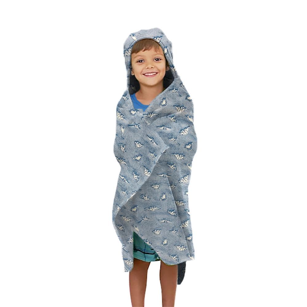 Kids DINO Hooded Throw Blanket ~ 27”x52”~GREAT GIFT~Soft & Cute~NWT 