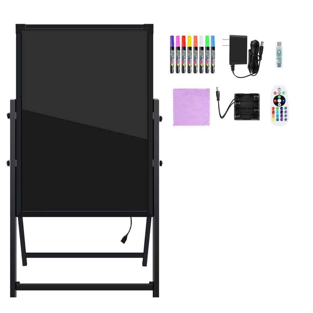 Afoxsos 28 x 20 in. Standing A-Frame LED Message Writing Board