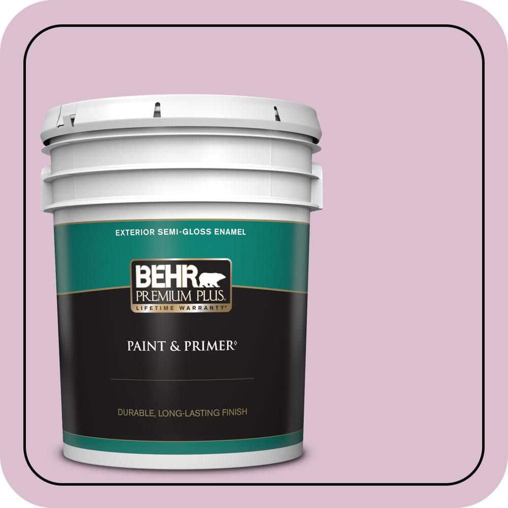 5 gal. #690C-3 Delicate Bloom Semi-Gloss Enamel Exterior Paint & Primer price history on PriceWatchPro