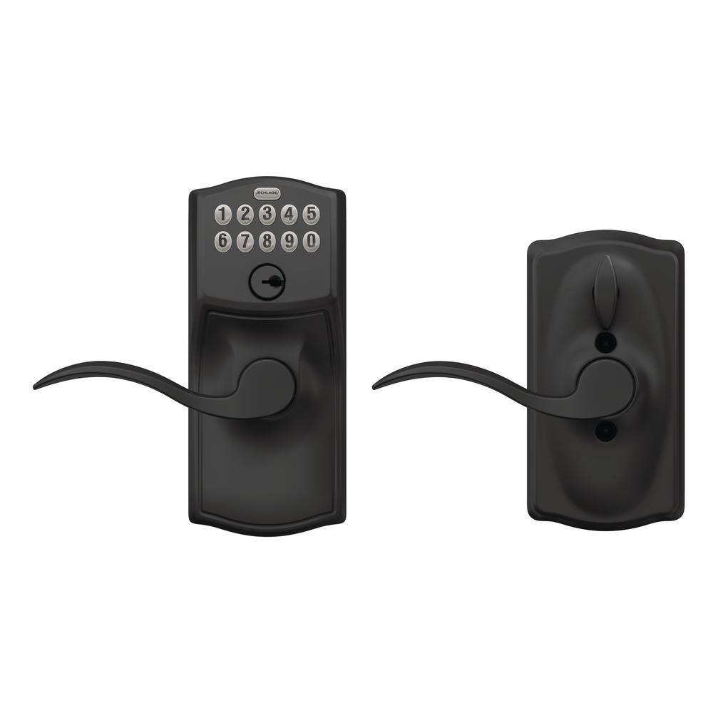 thumbnail image 2 of Schlage FE595 CAM 716 ACC Camelot Keypad Entry With Flex-Lock Lever - Aged Bronze 2 of 5