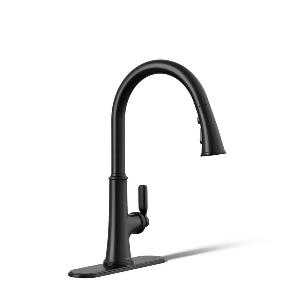 KOHLER Adva Single Handle 3-Function Pull Down Sprayer Kitchen