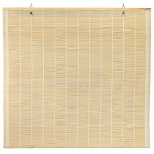 Oriental Furniture Matchstick Cordless Window Shade Natural 24 in. W x 72 in. L