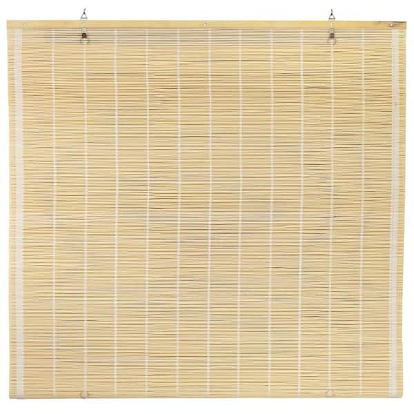 Oriental Furniture Matchstick Cordless Window Shade Natural 48 in. W x 72 in. L