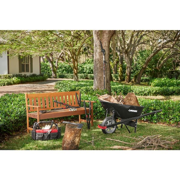 Husky 15 in. Steel Blade with 16-ft Telescopic Tree Pruner
