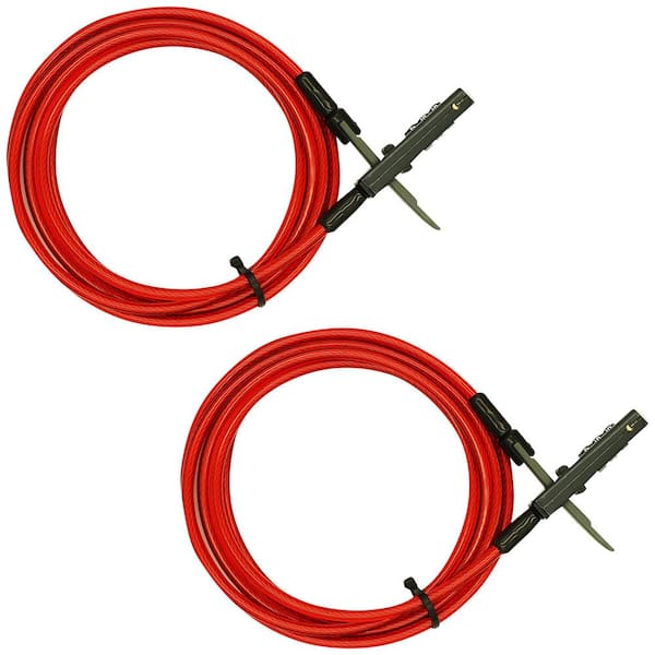Otter-6, 10 ft. x 6mm Outdoor Tether Cable Combination Lock (2-Pack)