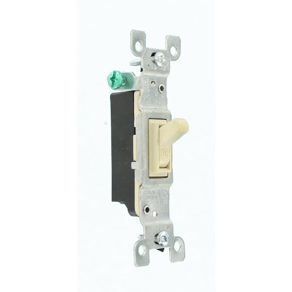 15 Amp CO/ALR AC Quiet Toggle Switch, Ivory 2651-2I