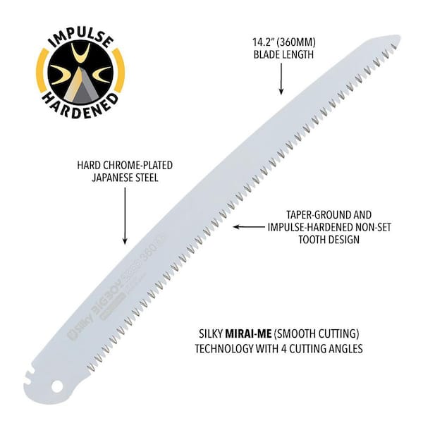 Silky Replacement Blade Only ZUBAT 390mm Large Teeth