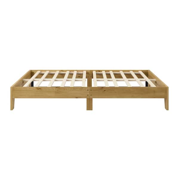 Aiko Brown Wood Frame Full Platform Bed