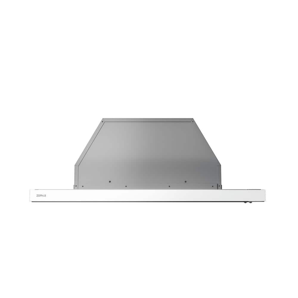 Zephyr Pisa 24 In 290 CFM Convertible Under Cabinet Range Hood With   White Zephyr Under Cabinet Range Hoods Zpi E24bw290 64 1000 