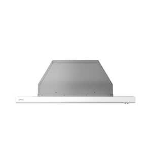 Pisa 30 in. 500 CFM Convertible Under Cabinet Range Hood in White